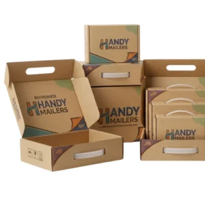 custom printed handle mailer boxes
