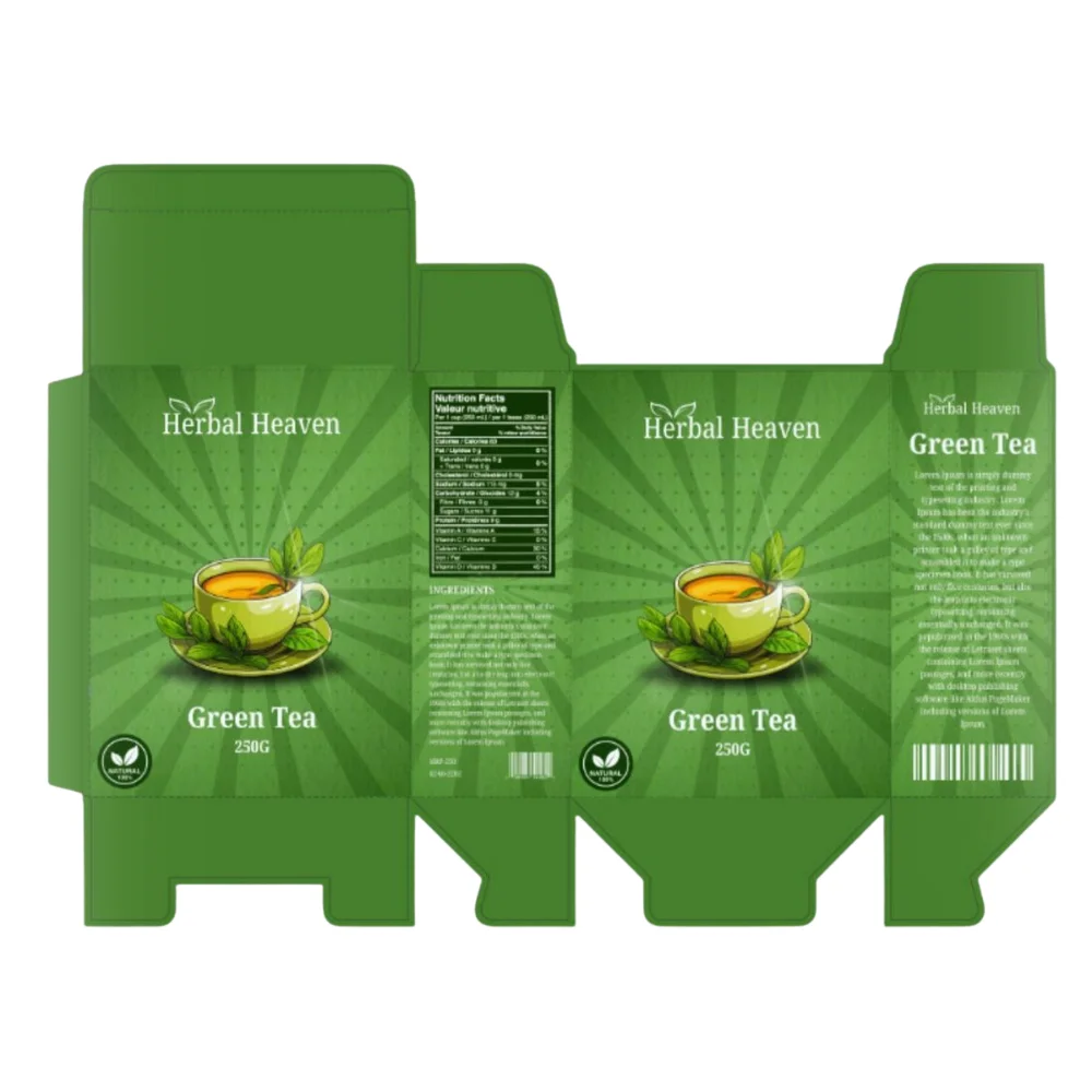 custom printed herb packaging