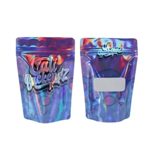 custom printed holographic mylar bags