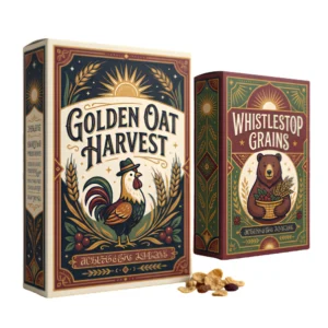 custom printed retro cereal boxes