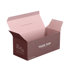 custom printed roll end front tuck (reft) mailer boxes