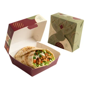 custom printed shawarma boxes