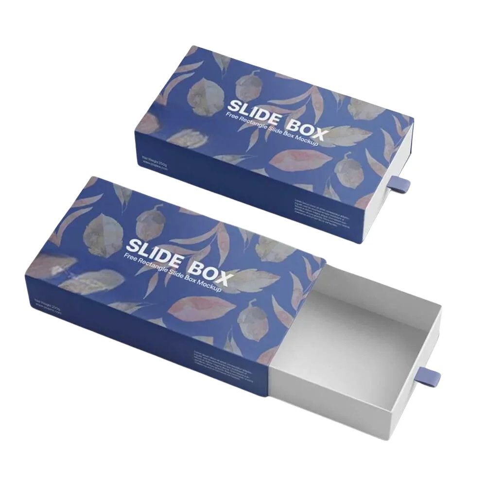 custom printed slide box packaging