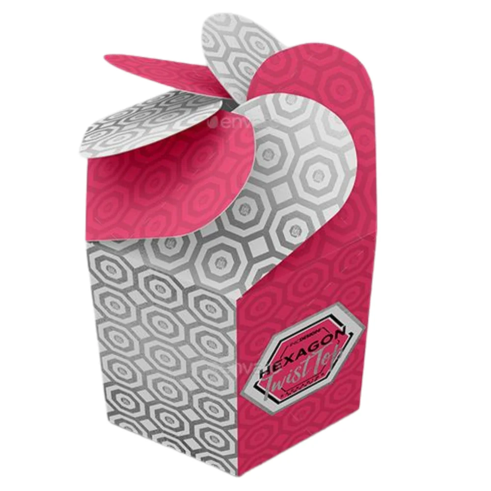 custom printed twist top boxes