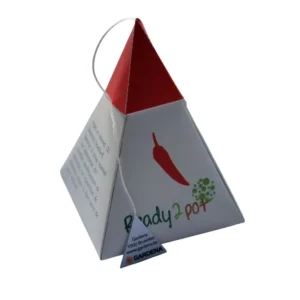 custom pyramid food boxes packaging