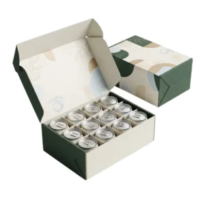 custom seltzer packaging with logo