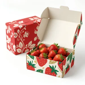 custom strawberry boxes wholesale