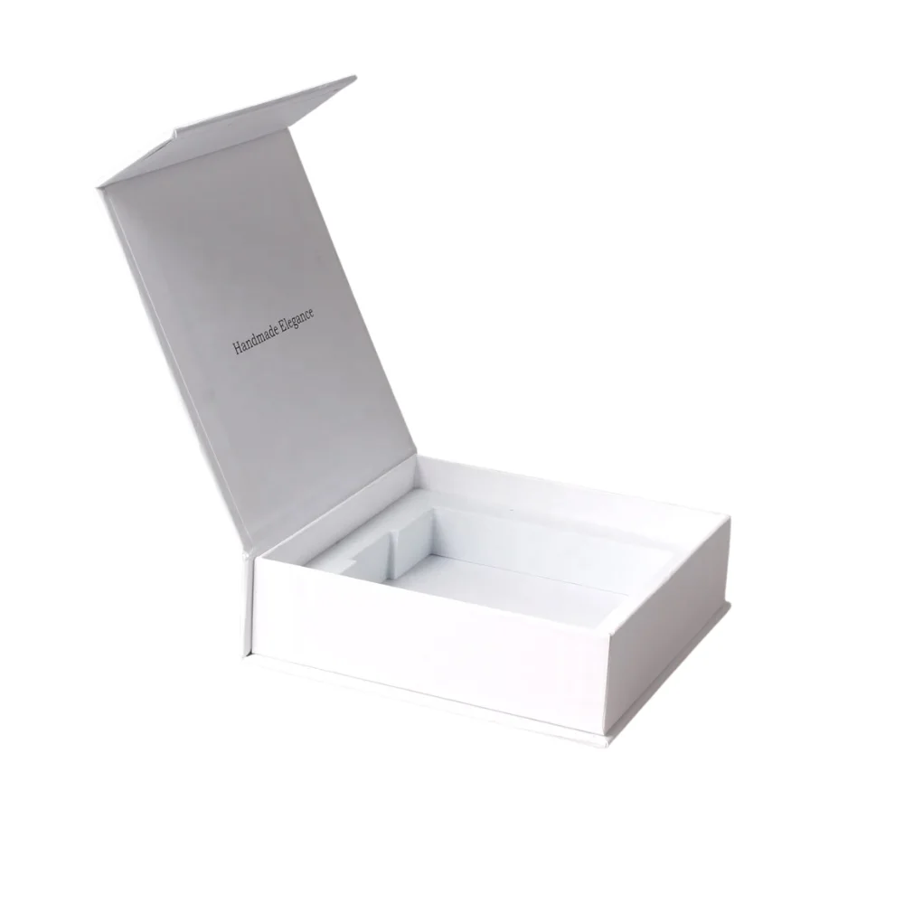 custom white rigid boxes